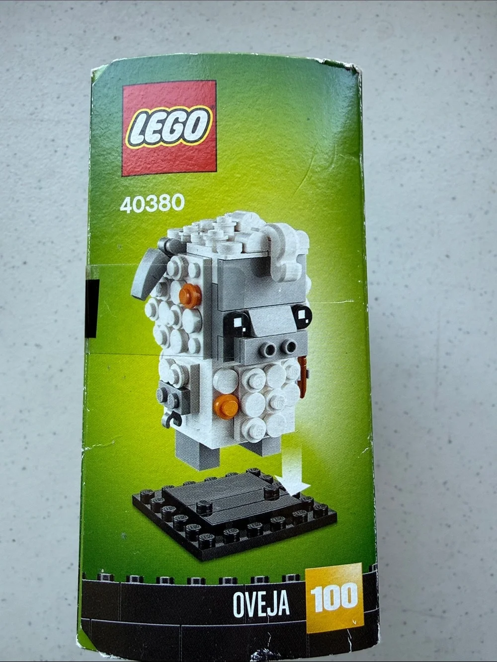 Lego BrickHeadz Sheep Building Set White, Gray, Green, Pink, Blue, Yellow 40380